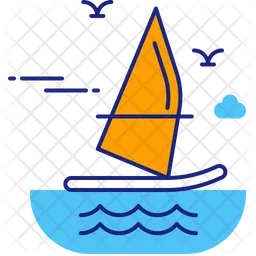 Wind Surfing  Icon