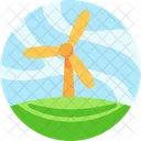 Wind Turbin Nature Environment Icon