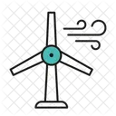 Wind Turbine Renewable Energy Clean Icon