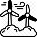 風力タービン、タービン、環境に優しい アイコン