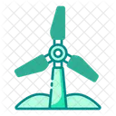 Wind Turbine Green Energy Ecology Icon