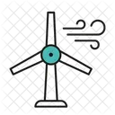 Wind Turbine Renewable Energy Clean 아이콘