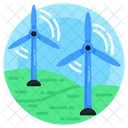 Windmills Wind Turbines Wind Generators Icon