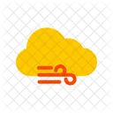 Wind With Cloud Wind Weather Icon