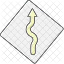 Winding arrow  Icon