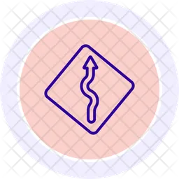 Winding arrow  Icon