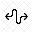 Winding Road Curve Icon