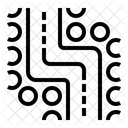 Winding Zig Zag Road Icon