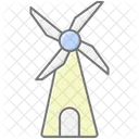 Windmill Lineal Color Icon Icon