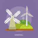 Windmill Agriculture Farm Icon