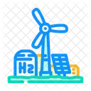 Clean Energy Production Icon