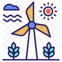 Windmill Turbine Mill Icon