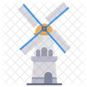 Windmill Air Mill Building Icon
