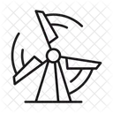 Windmill Wind Turbine Renewable Energy Icon