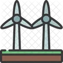 Windmill Wind Farm Icon