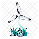 Windmill Wind Turbine Wind Power 아이콘