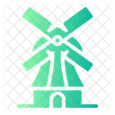 Windmill Green Energy Icon