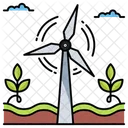 Windmill Turbine Power Icon