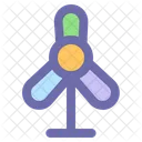 Windmill Wind Energy Icon
