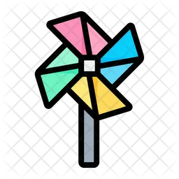 Windmill Origami  Icon