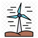 Windmill Wind Landmark Icon