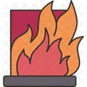 Window Fire Flames Icon