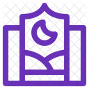 Window Mosque Crescent Icon
