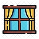 Window Glass Window Curtain Icon