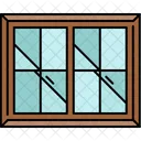 Double Window Glass Icon