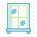 Window Furniture Interior Icon