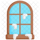 Window Home Winter Icon