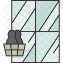 Window Cleaner Skyscraper Icon