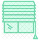 Window Blinds Color Outline Icon Icon