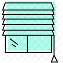 Window Blinds Color Shadow Line Icon Icon