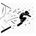 Window Breaking Jump  Icon