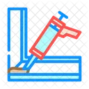 Window Caulking Sealing Icon