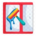 Window Cleaner Wiping Window Cleaning Glass Icon