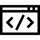 Window Code Coding Icon
