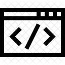Window Code Coding Icon