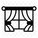 Window Curtains Blinders Drapes Icon
