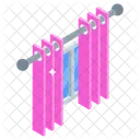 Window Curtains Drapes Blinds Icon