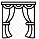Window Curtains Curtains Blinds Icône