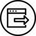 Window Export Arrow Icon