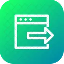 Window Export Arrow Icon