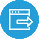 Window Export Arrow Icon