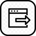 Window Export Arrow Icon