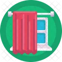 Window Curtain Blinder Icon