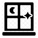 Window Night Architecture Icon