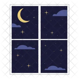 Window night  Icon