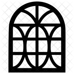 Window Shutter Icon - Download in Line Style